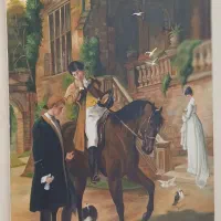 دو عدد تابلو نقاشی رنگ روغن