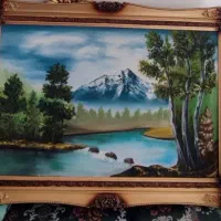 تابلو منظره رنگ و روغن