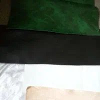 ضایعات چرم مصنوعی ومخمل درانواع رنگها|حراج|بابلسر, |دیوار