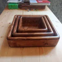 ظروف چوبی|صنایع دستی و سایر لوازم تزئینی|سیمین شهر, |دیوار