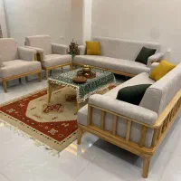 مبل. مینی مال پشت چوبی از دم قسط|مبلمان خانگی و میز عسلی|بیرجند, |دیوار