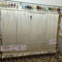 فرش نیمه کاره پرده نقشه خطیبی