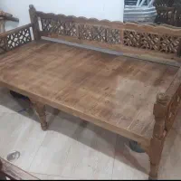تخت سنتی معاوضه با تخت یک نفره همراه تشک
