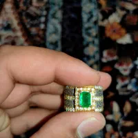 انگشتر های زمرد پنجشیر خوشرنگ درجه ۱ کیفیت بالا