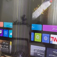 تلوزیون ال جی ۶۵ اینچ ضربه خورده