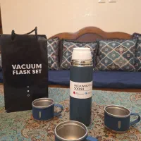 فلاسک مسافرتی استیل سه لیوانه|ظروف سرو و پذیرایی|اصفهان, بهارستان (مخابرات)|دیوار