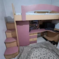 تخت کمد کشو میز کامپیوتر جا کتابی پله دار