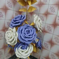 گل روز|گل مصنوعی|سنگر, |دیوار