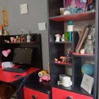 ست میز تحریر و کتابخانه نوجوان