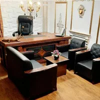 میز مدیریت غزال +صندلی مبل اداری