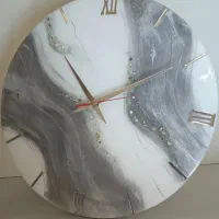 فروش محصولات رزینی و پتینه طرح و رنگهای متنوع|ساعت دیواری و تزئینی|قزوین, |دیوار