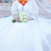 لباس عروس عربی و کار دست