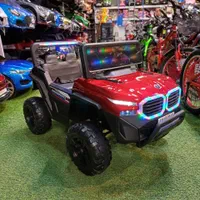 ماشین شارژی(BMW)چراغ ال ای دی گهواره دار