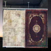 فرش ستاره طلایی۱۲متری کالکشن۱۲۰۰شانه۱۵۰۰شانه قاجار|فرش|شیراز, فرگاز|دیوار