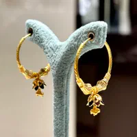 گوشواره هندی طلا|جواهرات|بندرعباس, |دیوار