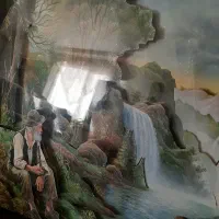 تابلو قدیمی سه بعدی|تابلو، نقاشی، عکس|هشتگرد, فاز ۷ مهستان|دیوار