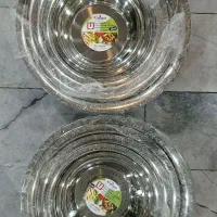 آبکش و لگن استیل یونیک