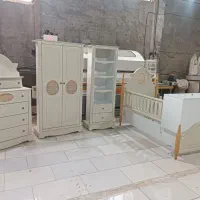 سرویس نوزاد نوجوان الماس چوب|تخت و سرویس خواب|قم, حنیف نژاد|دیوار