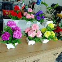 گل های مصنوعی رنگارنگ|گل مصنوعی|بوشهر, |دیوار