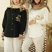 شومیز مانتو کتان الیاف 750