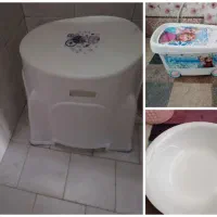 وان توالت فرنگی لگن بزرگ معاوضه پارچه چادر