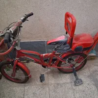 یک عدد دوچرخه ی سایز ۱۶ قرمز رنگ قیمت ۴۷۰۰۰۰۰