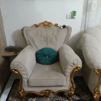 مبل ۸نفر راحتی درحدنو بدون هیچ ایرادی فروشی|مبلمان خانگی و میز عسلی|کرج, حسن آباد|دیوار