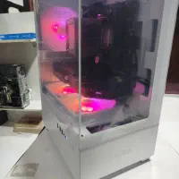 کیس گیمینگ آکواریومیRGB/نسل13/ قطعات نوباضمانت3سال|رایانه رومیزی|رشت, جانبازان|دیوار