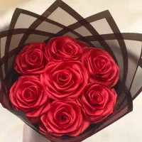 گل های روبانی دست ساز با تخفیف ۲۰ روزه|گل مصنوعی|مرند, |دیوار