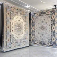 فرش نخ تاپریس/4030طوسی اصل|فرش|شیراز, لاله|دیوار