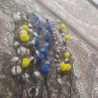 شاخه گل زیبا|گل مصنوعی|مریوان, |دیوار