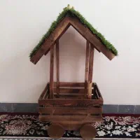 کلبه و باکس تزئین میوه و لباس شب یلدا|صنایع دستی و سایر لوازم تزئینی|بروجن, |دیوار