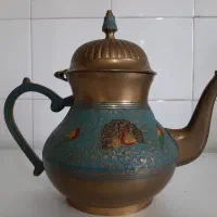 قوری برنجه قدیمی عتیقه