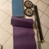 فیله کمر خانگی وتعداد ۳ هالتر و دو وزنه و ۱استپ|تجهیزات ورزشی|اصفهان, عباسآباد|دیوار