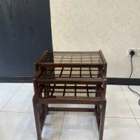 میز چوبی ۳تایی
