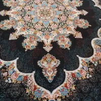 فرش ۱۲ متری سورمه ای نخی