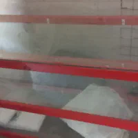 فروش تعدادی میز شیشه ای و قفسه آهنی و آلومینیومی|فروشگاه و مغازه|دهدشت, |دیوار