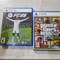 دیسک ps5 (fc25--gta v)