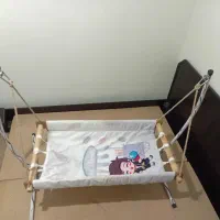 گهواره ننو  و گهواره کنار تخت مادر|تخت و صندلی بچه|تهران, شهرک زینبیه|دیوار