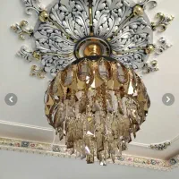 لوستر|لوستر و چراغ آویز|قم, نوقطار|دیوار