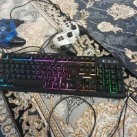 کیبورد rgb دار دسته بازی|قطعات و لوازم جانبی رایانه|قم, نیروگاه|دیوار