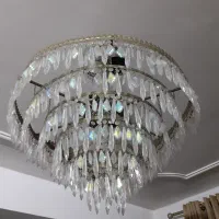 لوستر قدیمی کریستال کشور چک