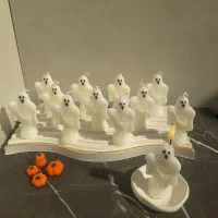 شمع های هالوینی و پاییزی|صنایع دستی و سایر لوازم تزئینی|گنبد کاووس, |دیوار