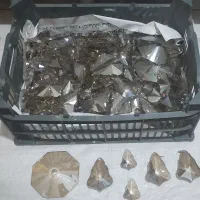 آویز لوستر کریستال برنز