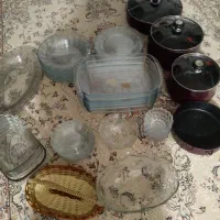 یه سرویس انگشتی ویه دست قابلمه در حد نو|ظروف سرو و پذیرایی|محمدشهر, محمدشهر|دیوار