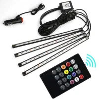ریسه نورپردازی داخل خودرو RGB حساس به صدا|قطعات یدکی و لوازم جانبی|تهران, نیلوفر|دیوار