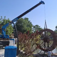 جرثقیل کفی ، نیسان دکل دار ، جرثقیل نیسان دکل بلند|خدمات حمل و نقل|رشت, گیل|دیوار