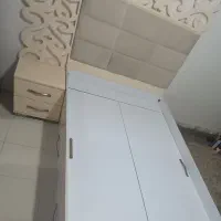 تخت خواب یک و نیم نفره هایگلاس|تخت و سرویس خواب|همدان, |دیوار