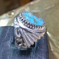 دو عدد انگشتر شجر قائن و فیروزه نیشابور رکاب دست|جواهرات|تهران, سجاد|دیوار