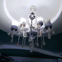 ۳ عدد لوستر ۶ شعله|لوستر و چراغ آویز|شیروان (خراسان), |دیوار